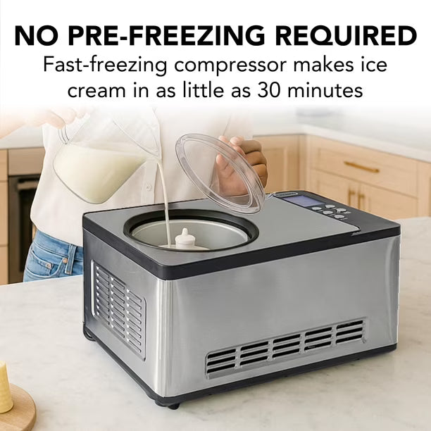 Whynter Máquina para Hacer Helados de 2 litros 110V