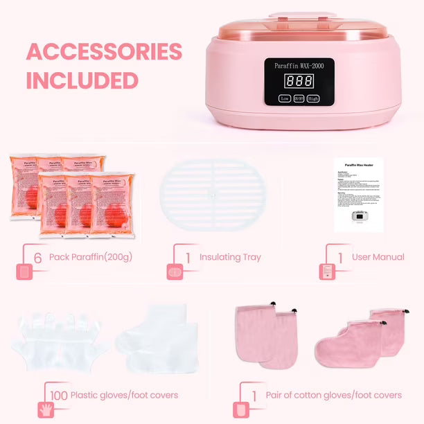 Máquina de Cera de Parafina Ananelleo 3500 ml para Manos y Pies | 200W | 120V