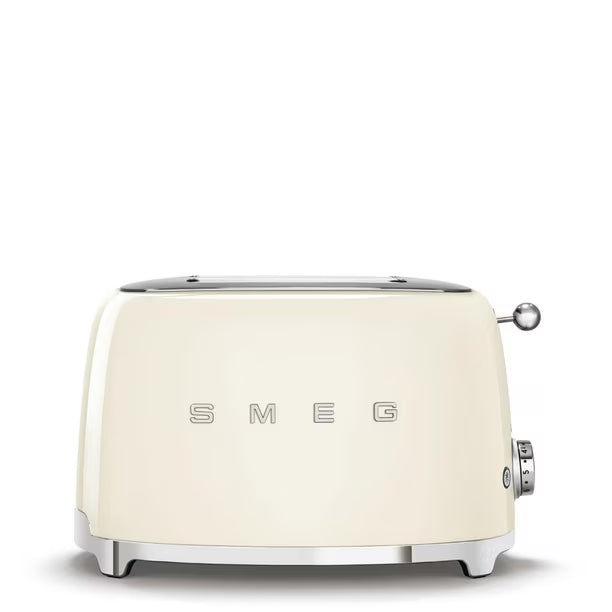 Tostadora SMEG de 2 rebanadas con 6 preajustes y función de descongelación 110v