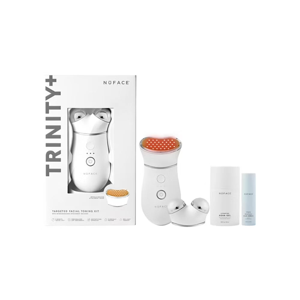 NuFACE TRINITY+ – Dispositivo Facial de Microcorriente con Terapia de Luz LED
