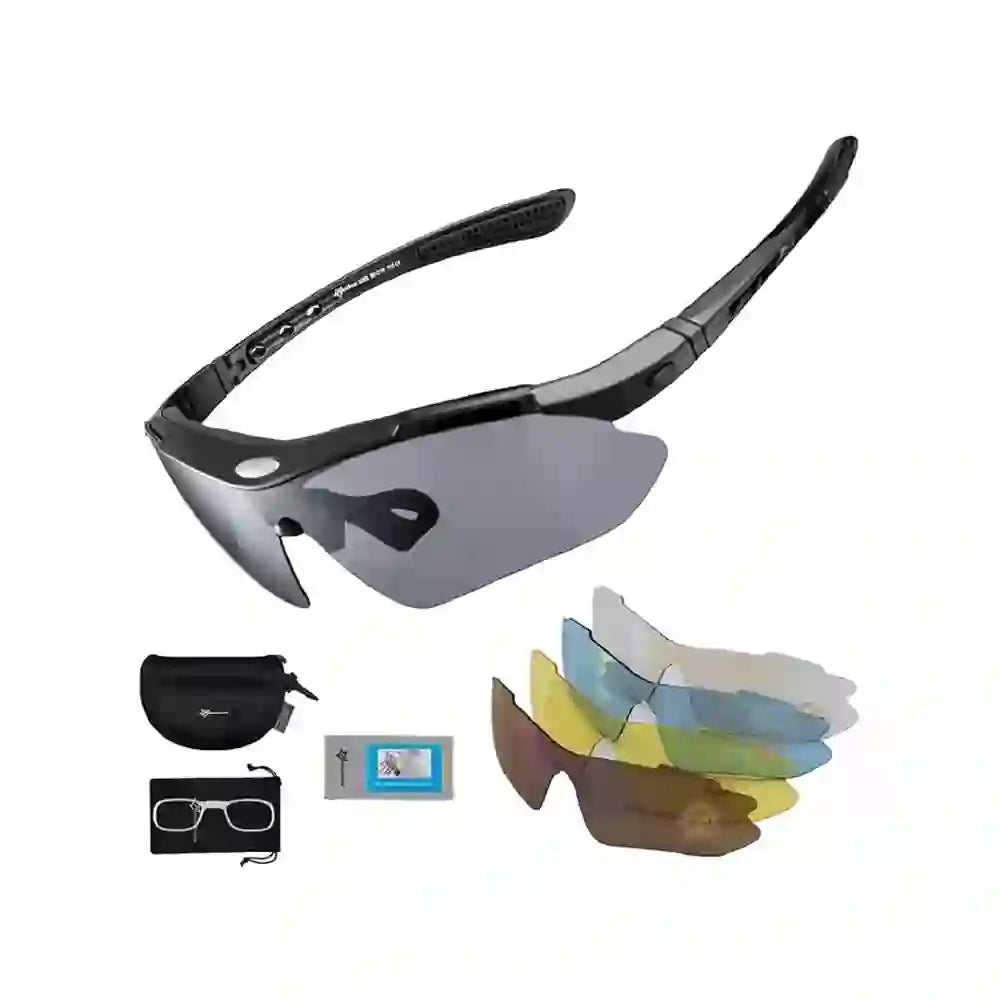 Lentes Tacticos 5 Micas Ciclismo | Airsoft | Paintball