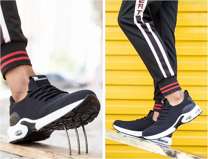 Zapatillas de Seguridad VOLKLAND Air Cushion | Puntera de Acero | Antipinchazos
