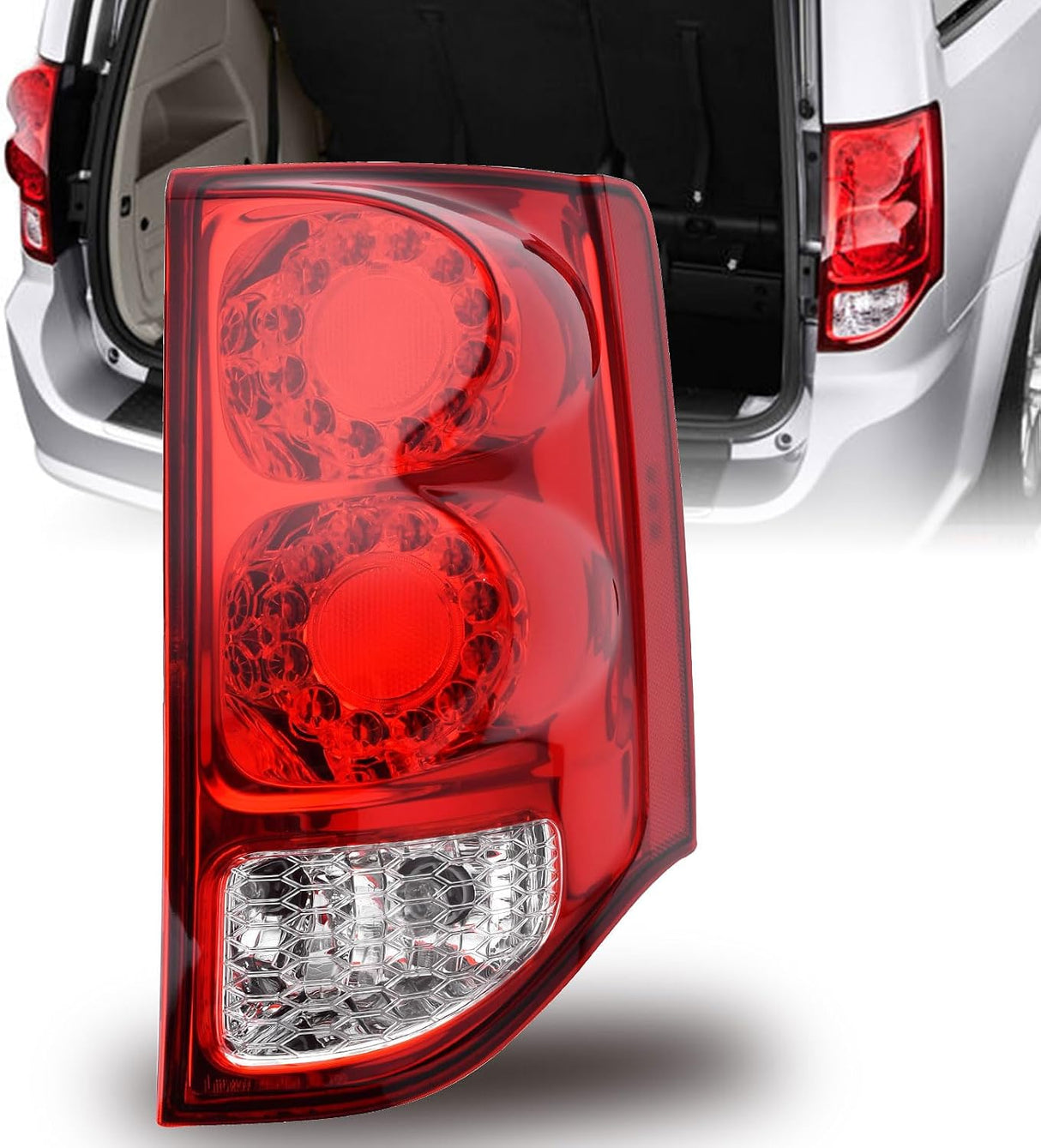 Foco Trasero Izquierdo Nakuuly para Dodge Grand Caravan 2011–2020 – LED y Halógeno