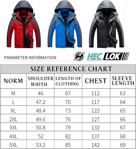 Chaqueta de esquí impermeable, capucha desmontable, resistente al viento