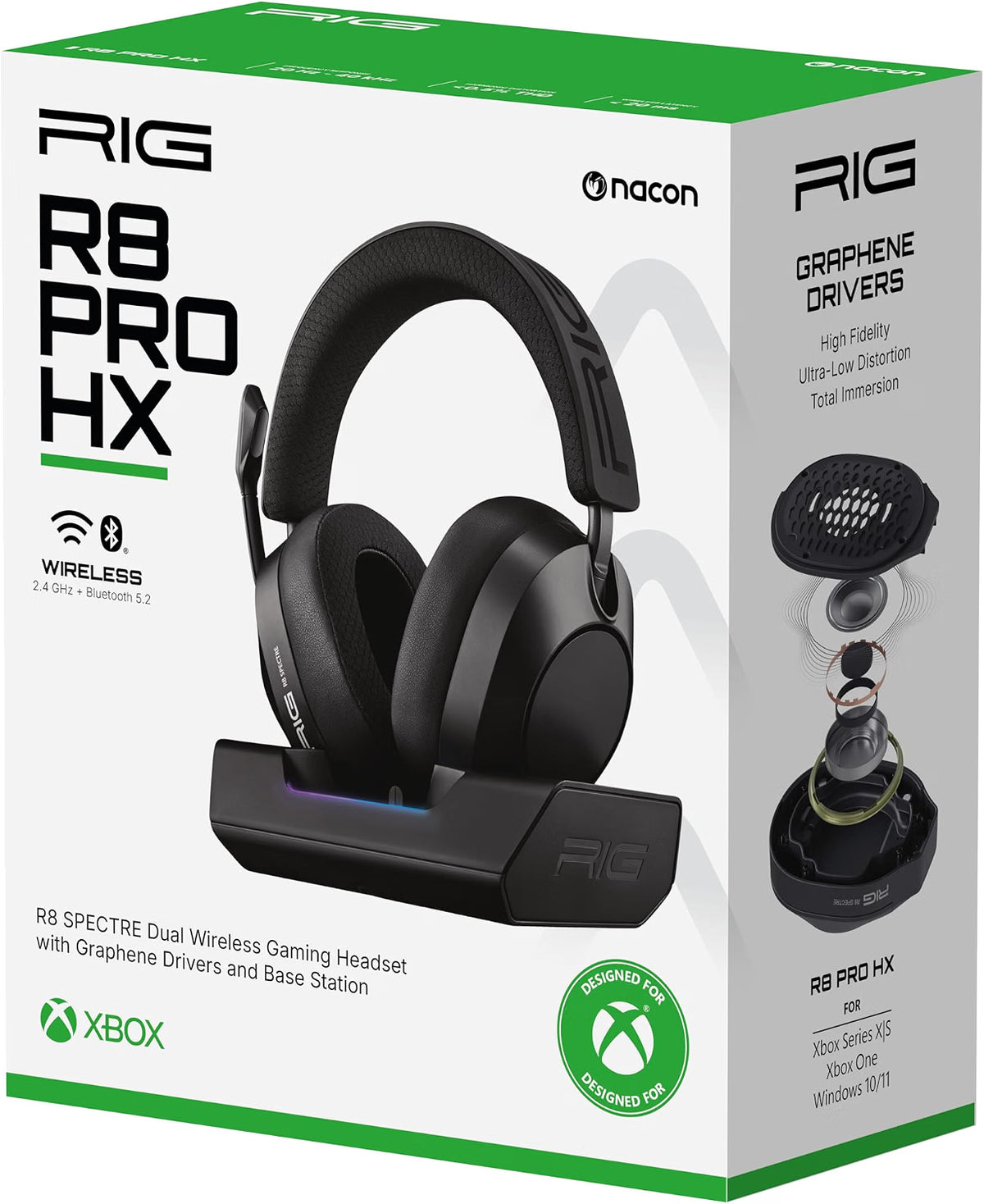 RIG R8 SPECTRE PRO HX Wireless Gaming Headset – Xbox / PC