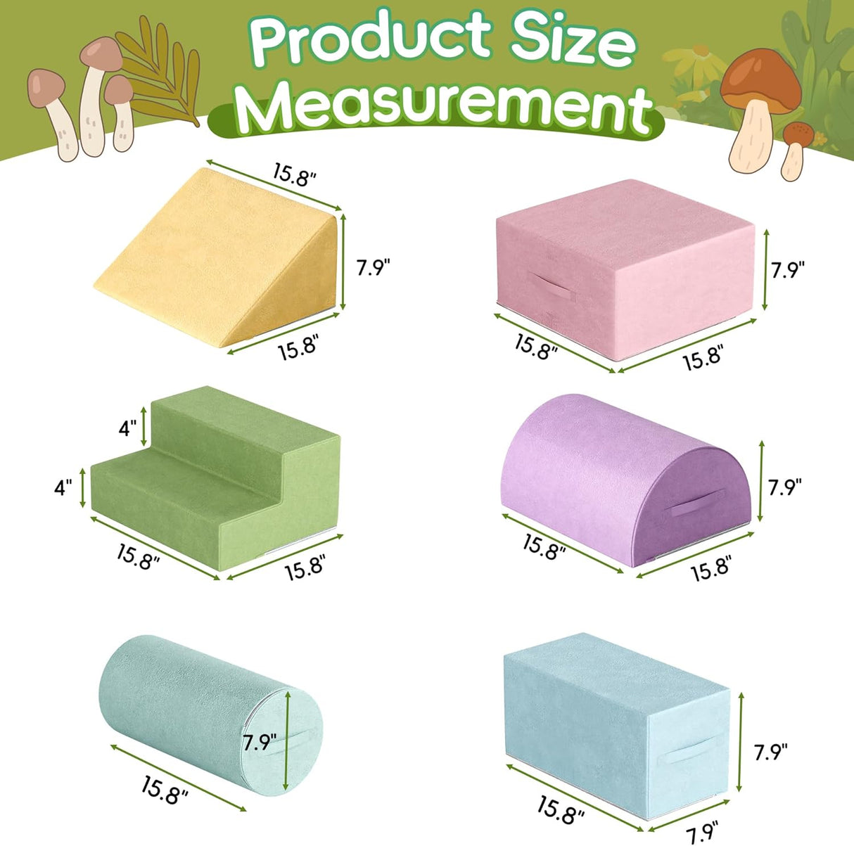 TOLEAD Bloques grandes de escalada para bebés