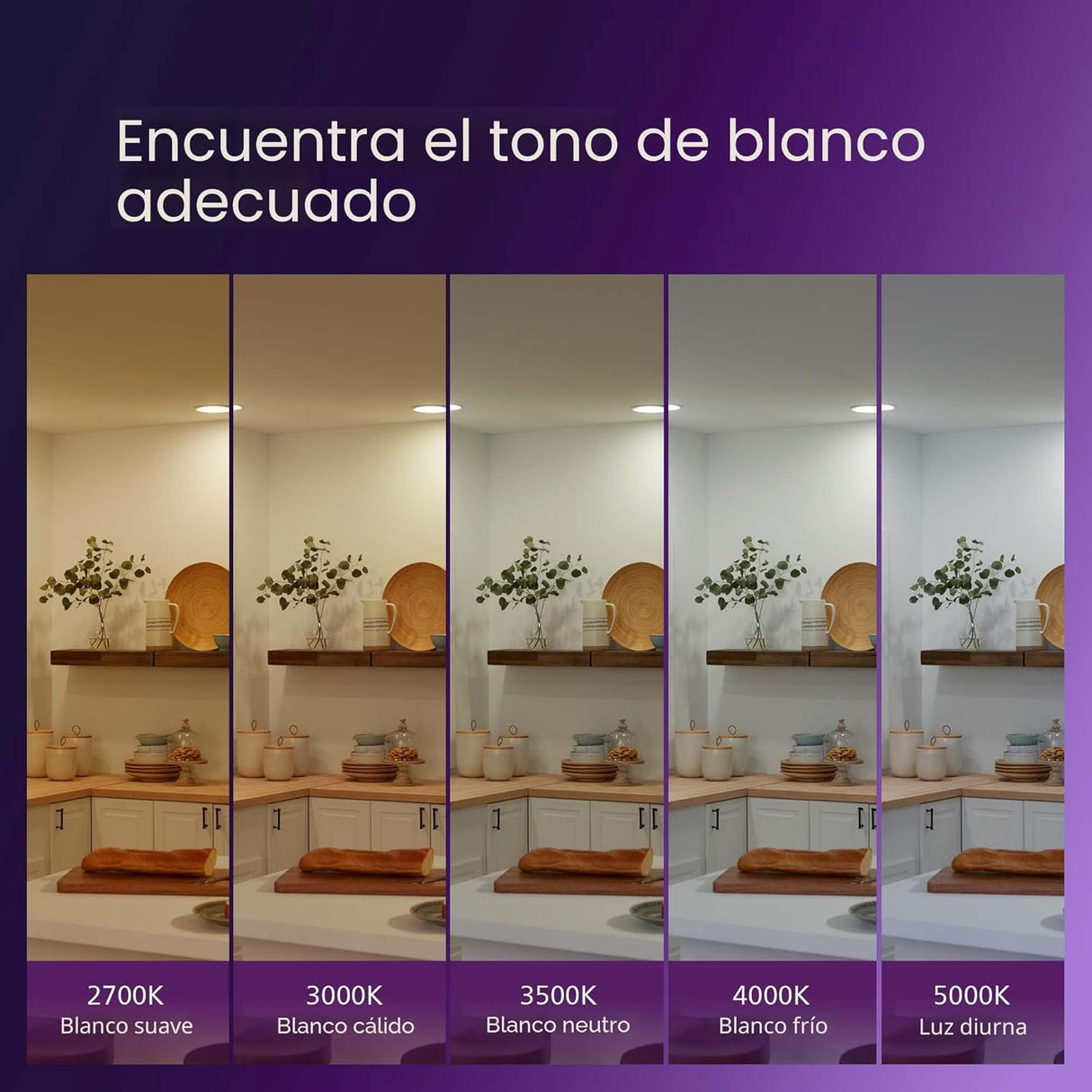PHILIPS Ampolletas LED de 60 W A19 Pack 4