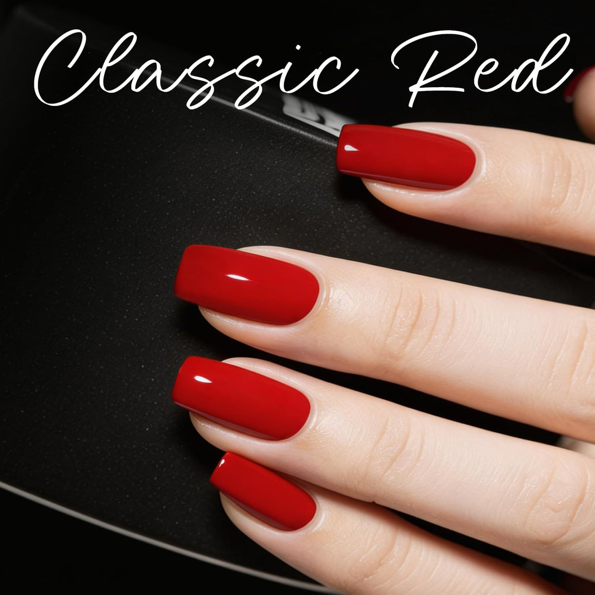 Pack AZUREBEAUTY Juego de esmalte de uñas Rojo-Blanco