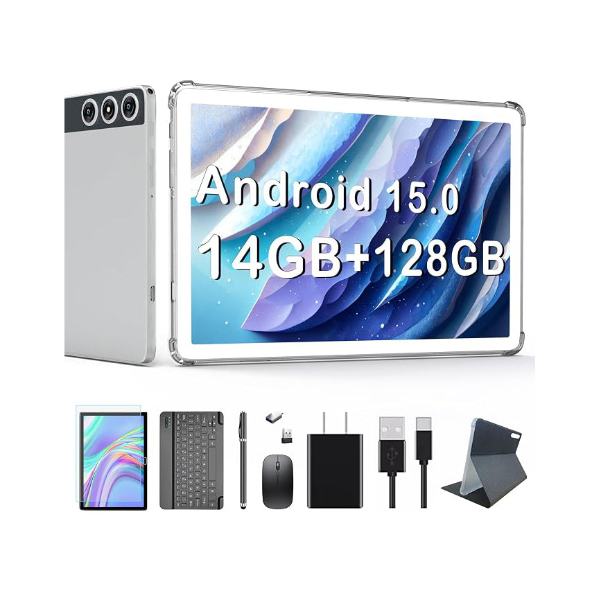 Tablet KADYBE D106 10" 4G Dual SIM – 128GB + 1TB, 14GB RAM con Teclado y Accesorios