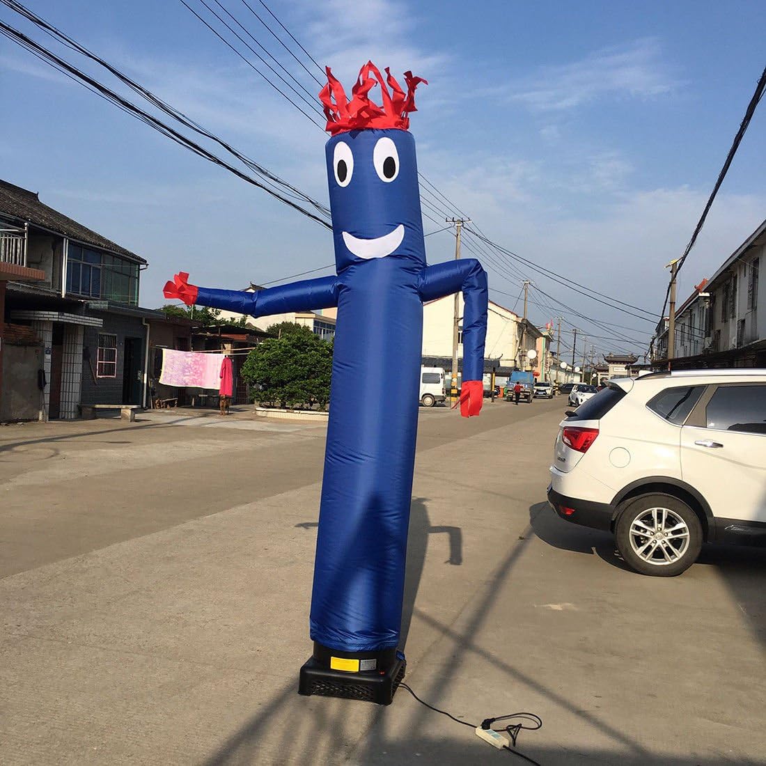 Figura inflable gigante de 6 metros con brazos que se mueven