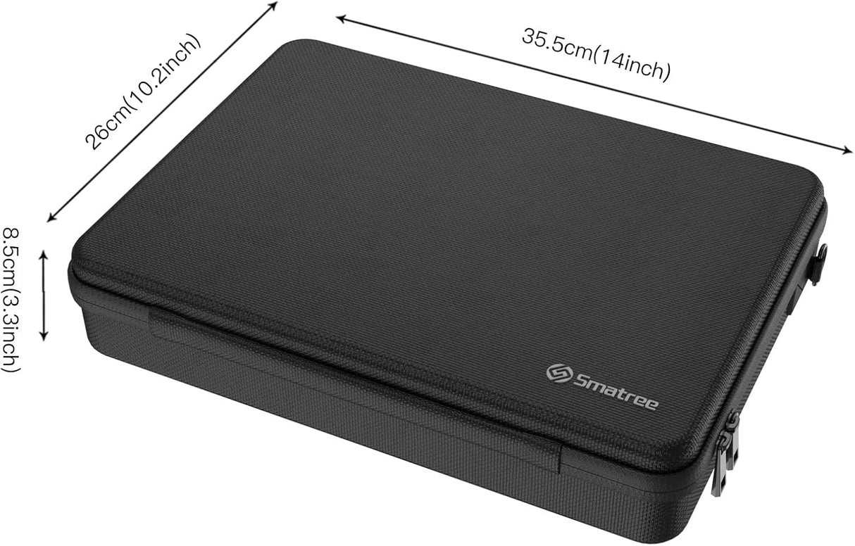 Smatree Maletín Rígido para Portátil de 13,3 Pulgadas Compatible con MacBook Pro