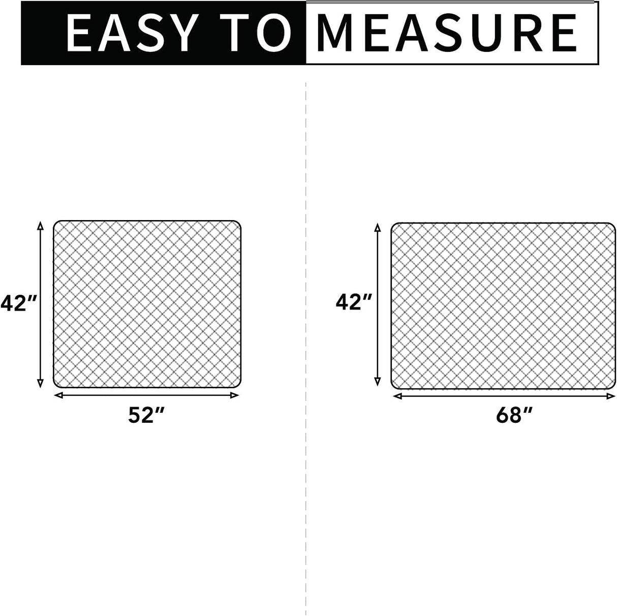 Easy-Going - Funda para sofá con forma de "L" fácil de usar Blanco