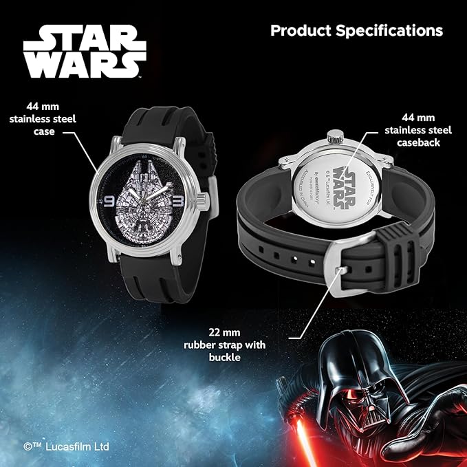 Star Wars Reloj de cuarzo analógico vintage