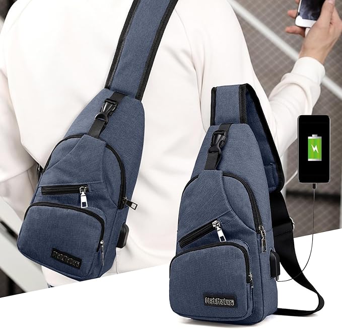 Mochila Cruzada Antirrobo Impermeable