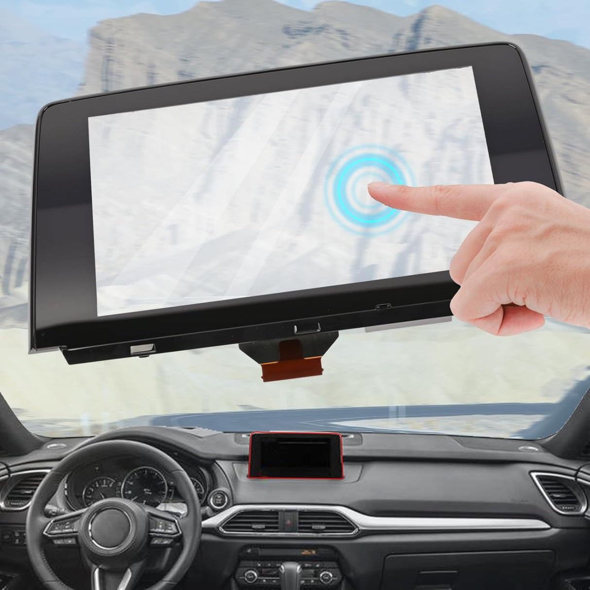 Reemplazo de navegación del digitizador de cristal de pantalla táctil de 8 pulgadas para Mazda CX9 CX-9 2016 2017 2018 2019