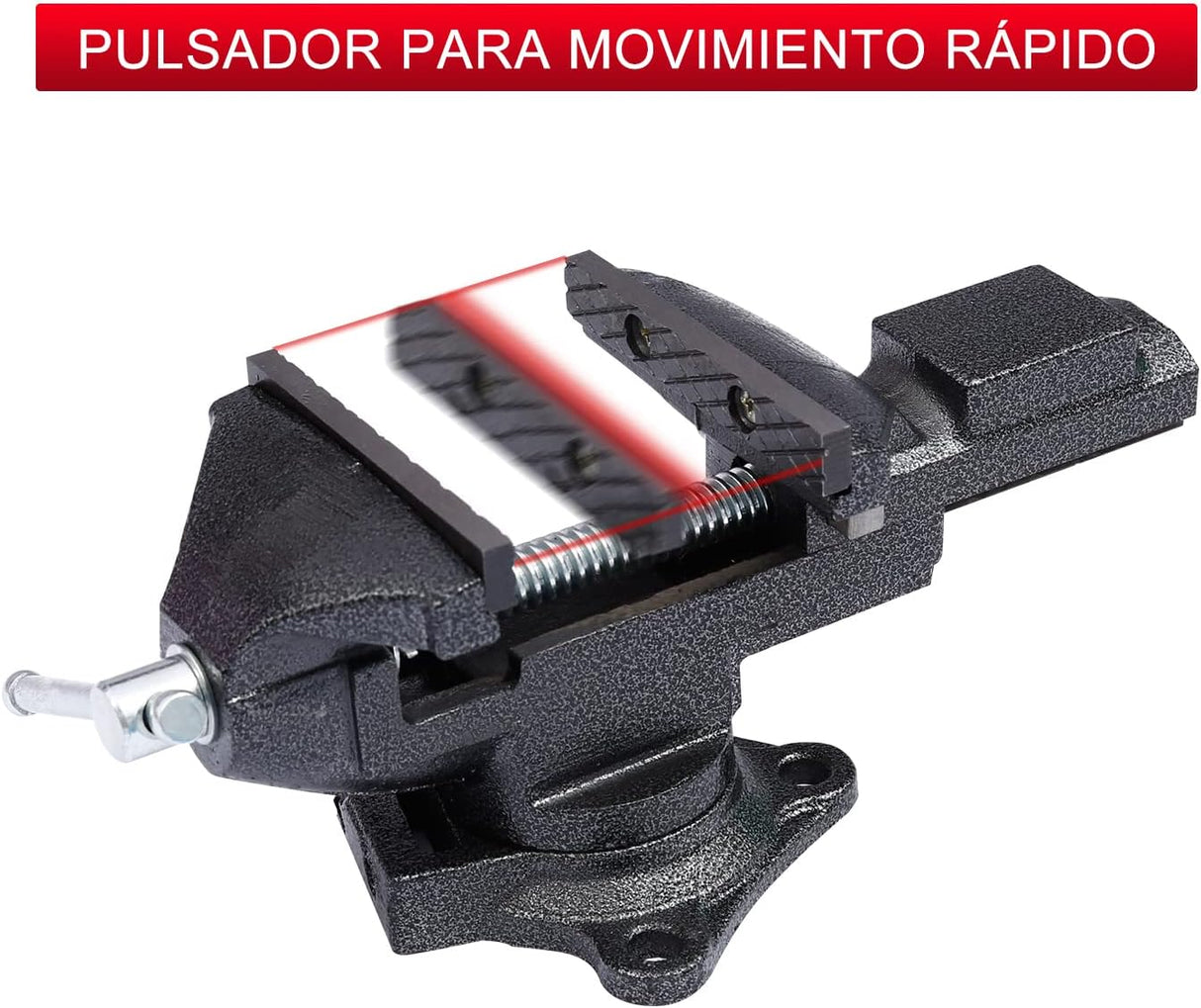 TEENO, Tornillo De Banco Ligero 3.5' Ajuste Rápido