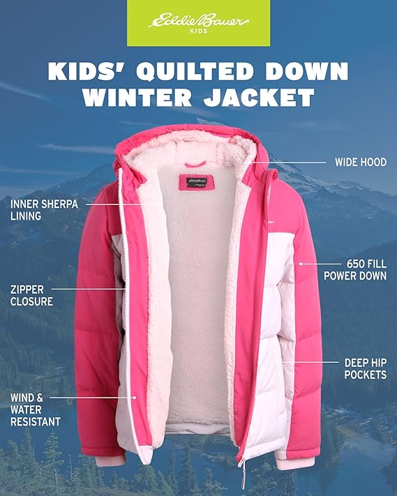 Chaqueta de invierno para niños y niñas Eddie Bauer