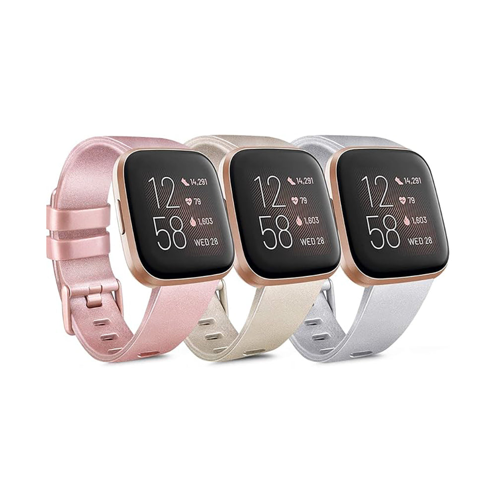 Pack de 3 correas de silicona suave compatibles para Fitbit Versa 2/Fitbit Versa/Fitbit Versa Lite