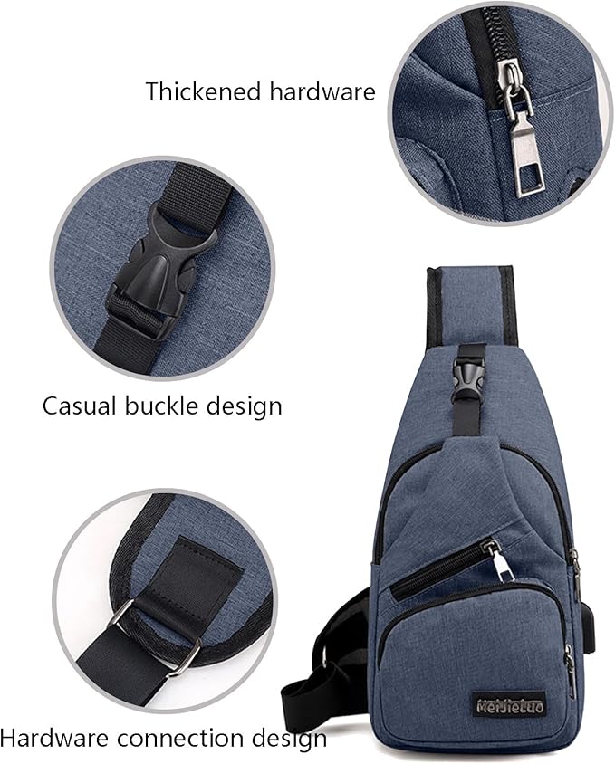 Mochila Cruzada Antirrobo Impermeable