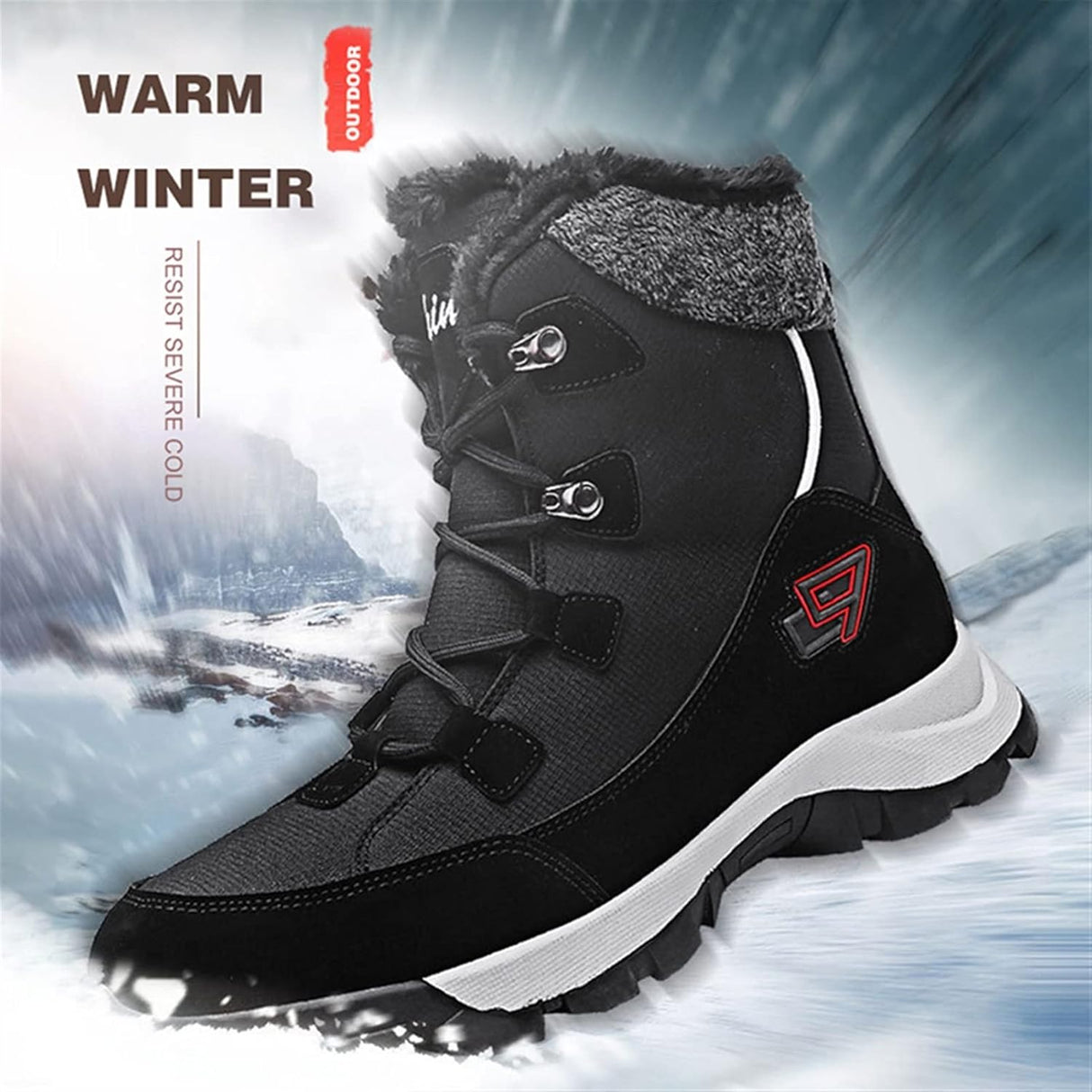 Botines de Invierno Outdoor caña alta Sherpa