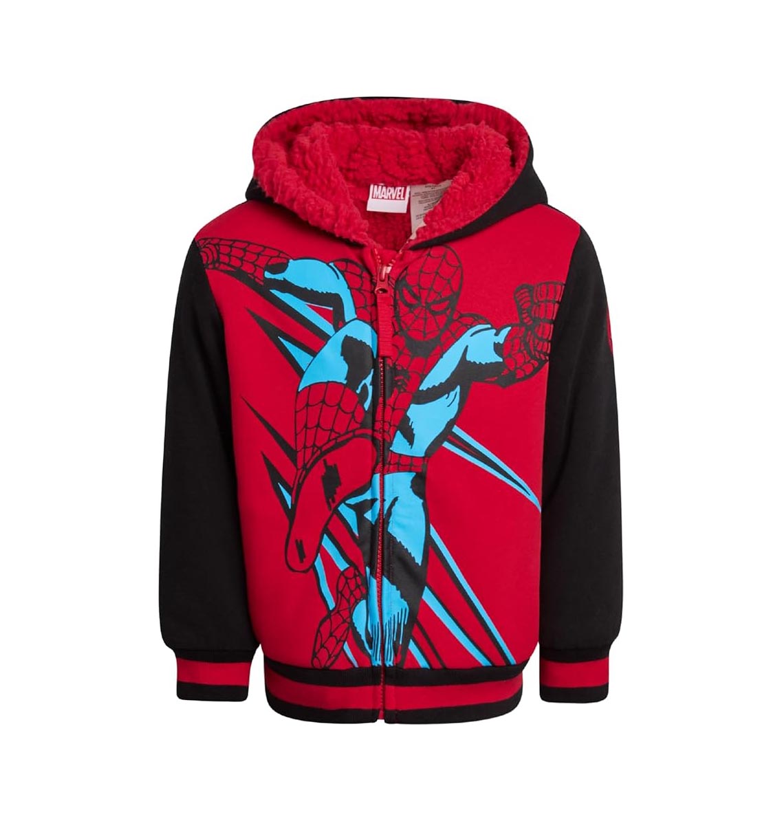 Poleron Hoodie Marvel Spider niños