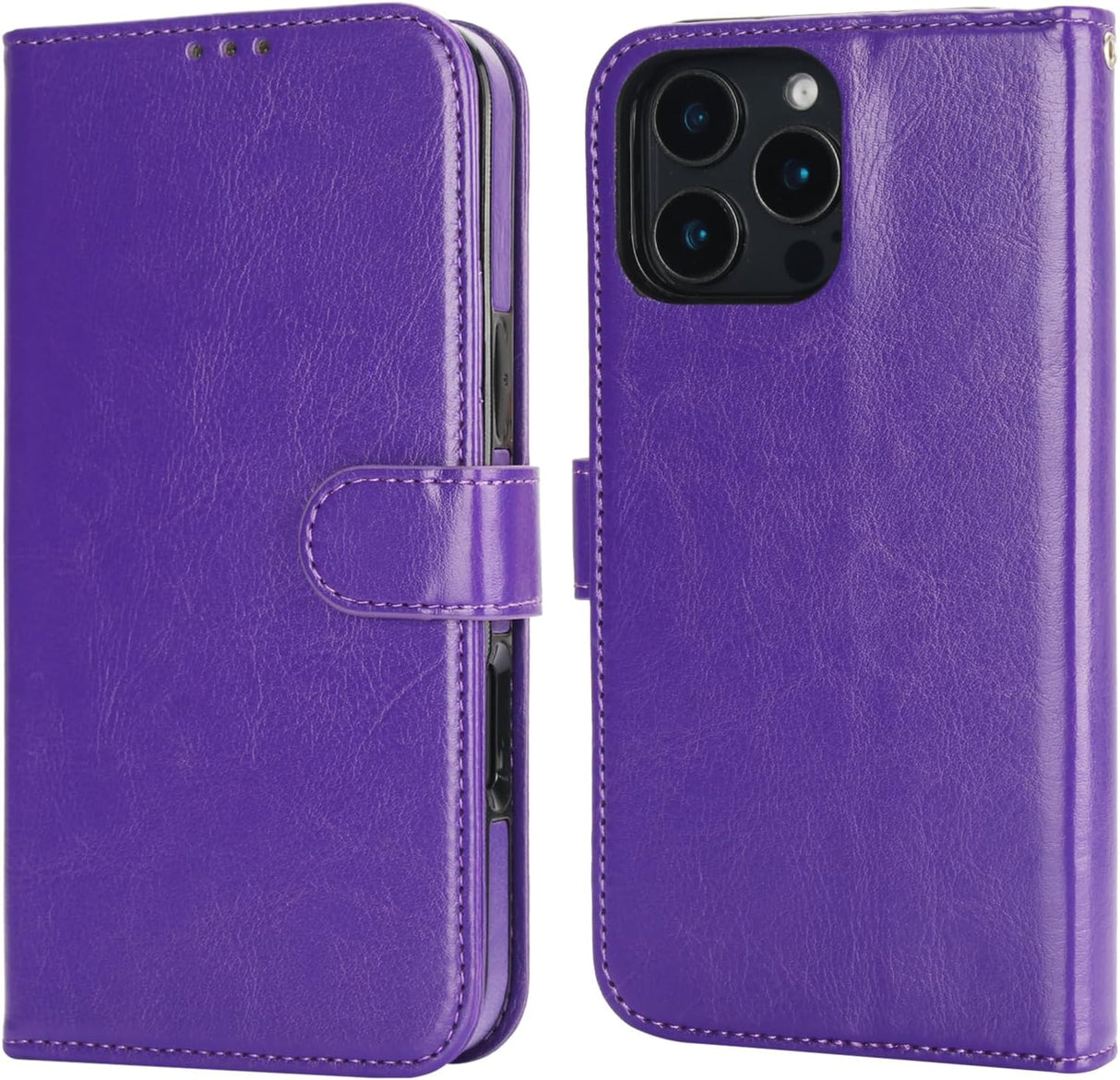 Funda tipo cartera desmontable para iPhone 16 Pro Max con bloqueo RFID