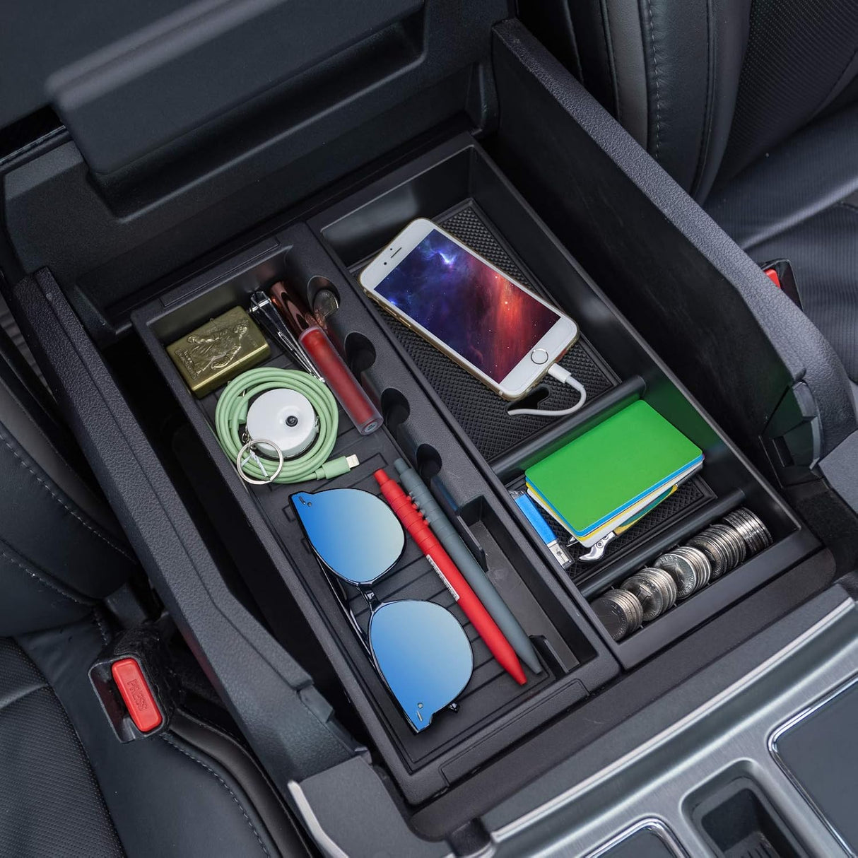 PIMCAR Organizador de Consola Central para Ford F-150, F-250, F-350, F-450 y Expedition
