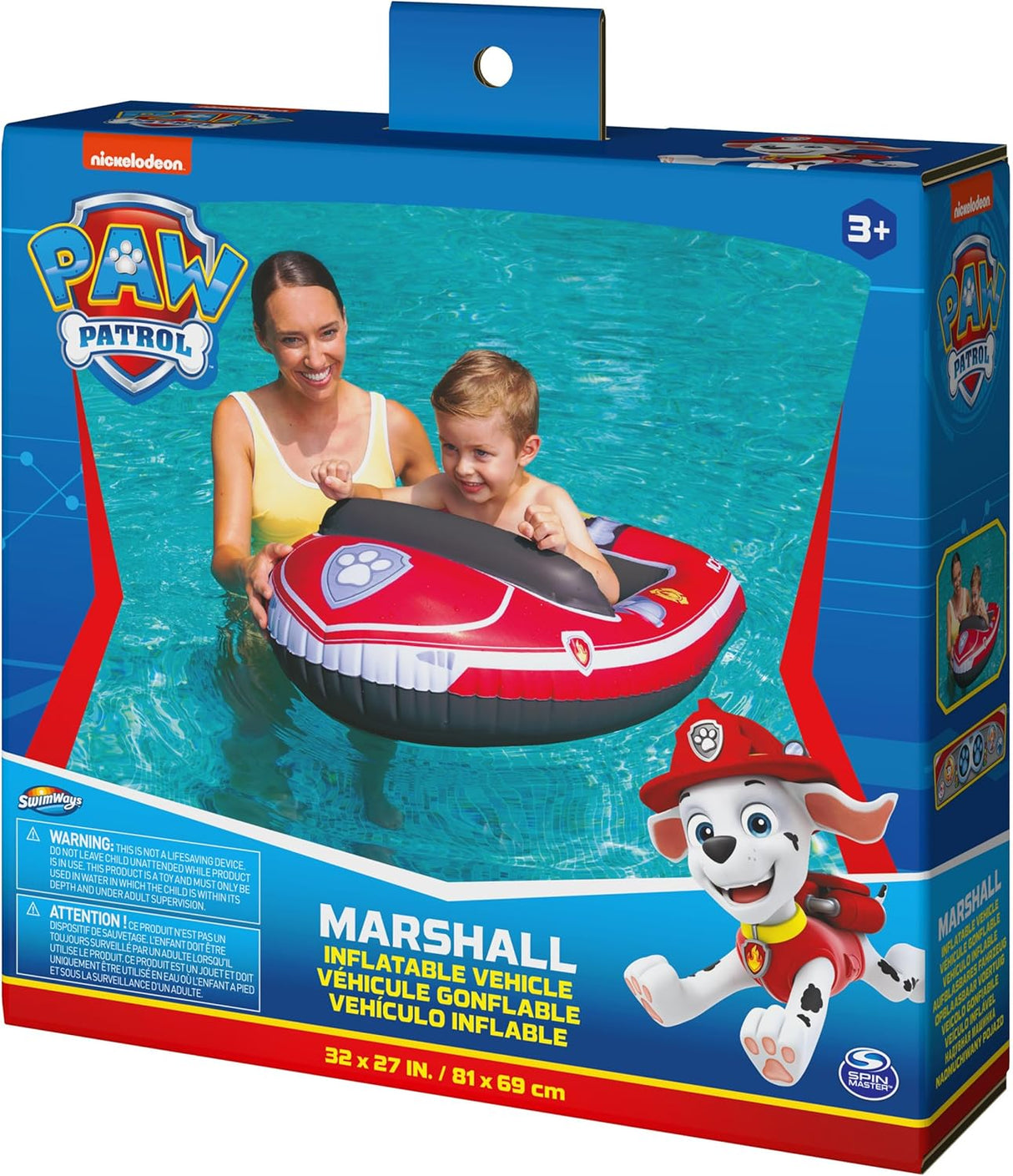Bote inflable Paw Patrol