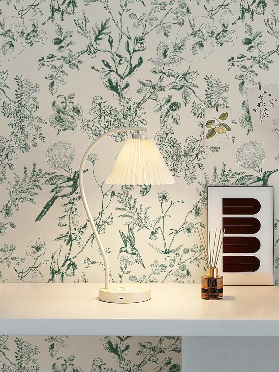 Papel Tapiz Autoadhesivo Safiyya Floral Birds | Flores y Pájaros | Vinilo Removible | 44 × 497 cm