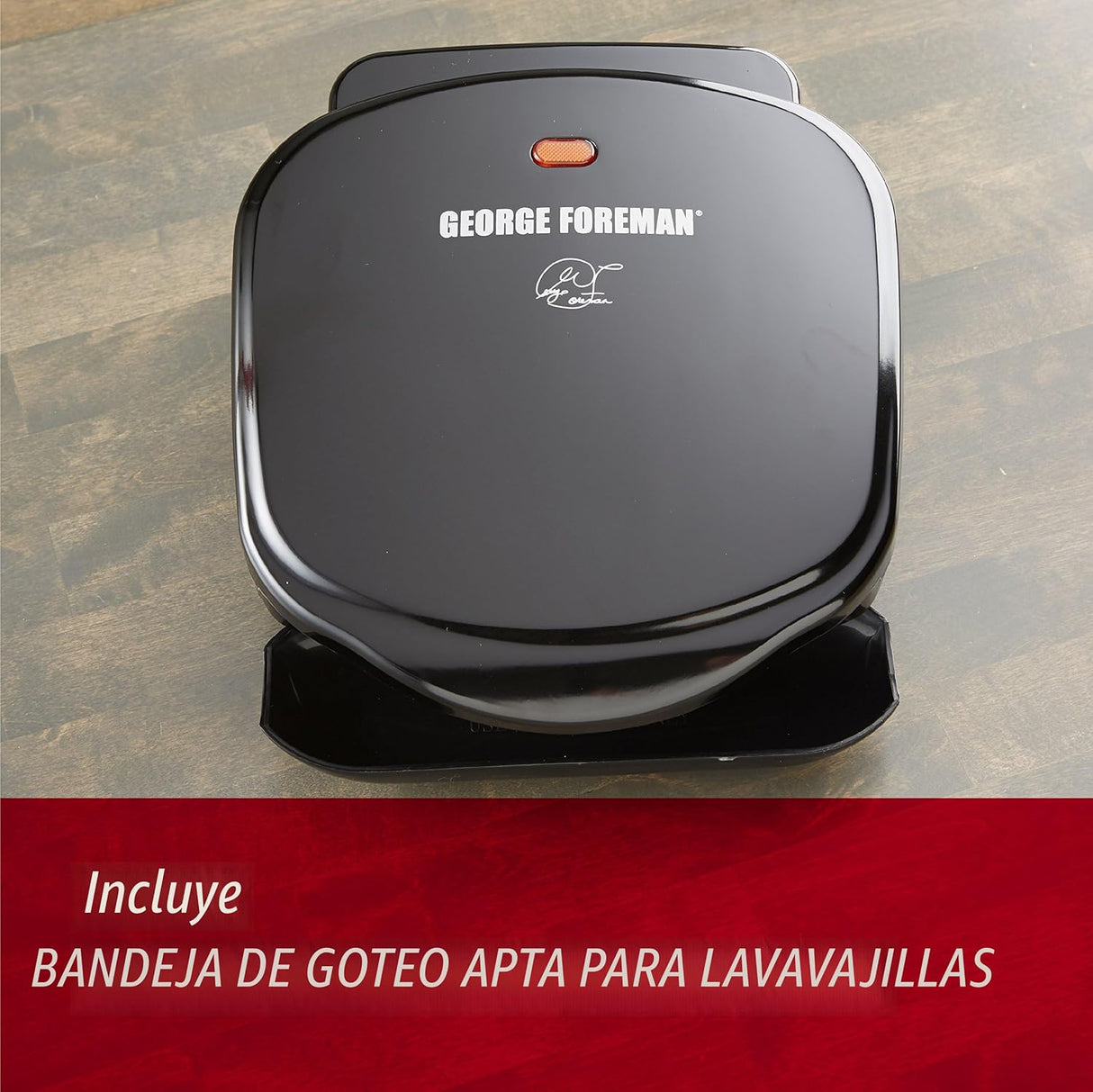 Parrilla clásica George Foreman, George revestimiento resistente 110V