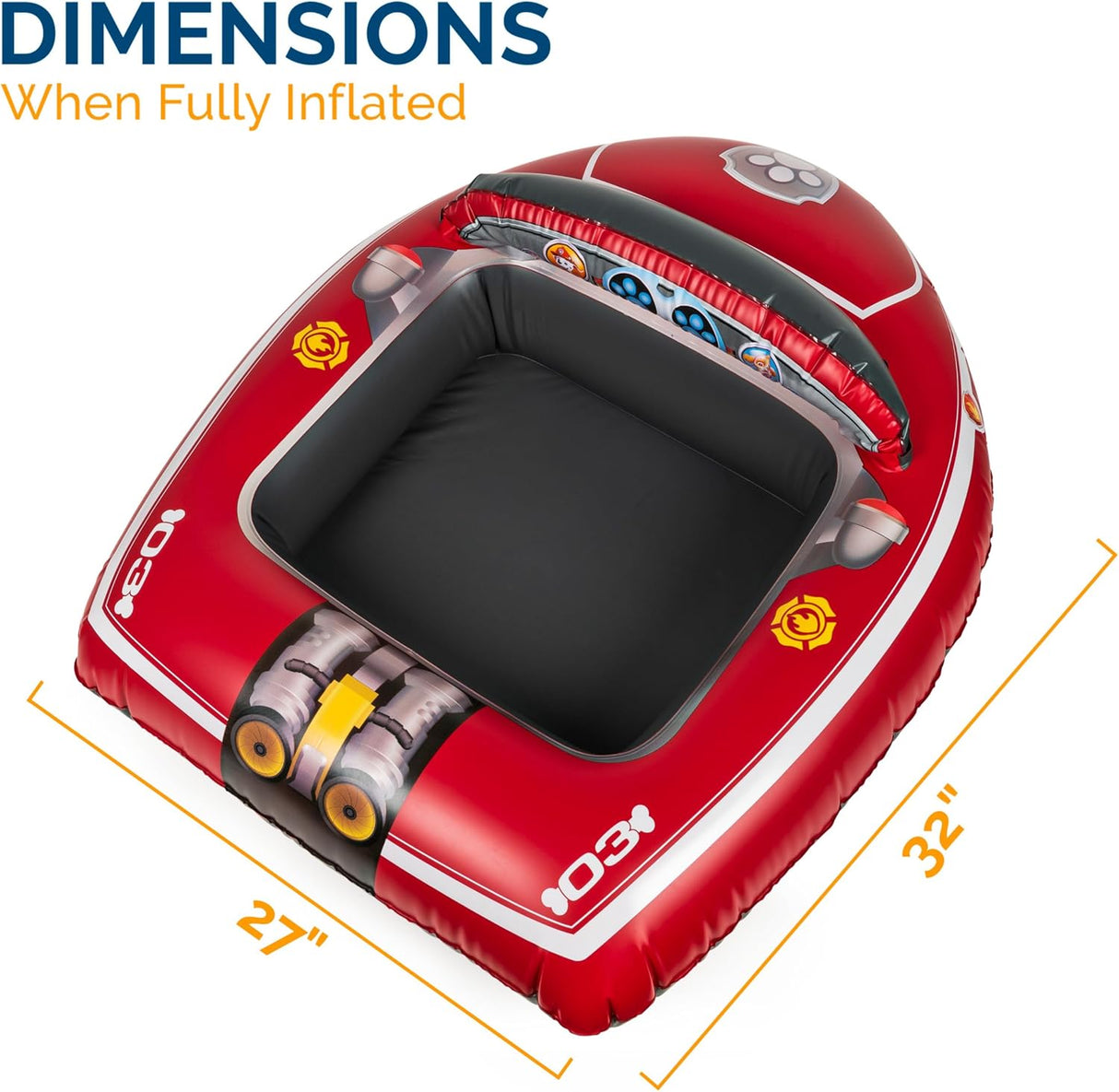 Bote inflable Paw Patrol