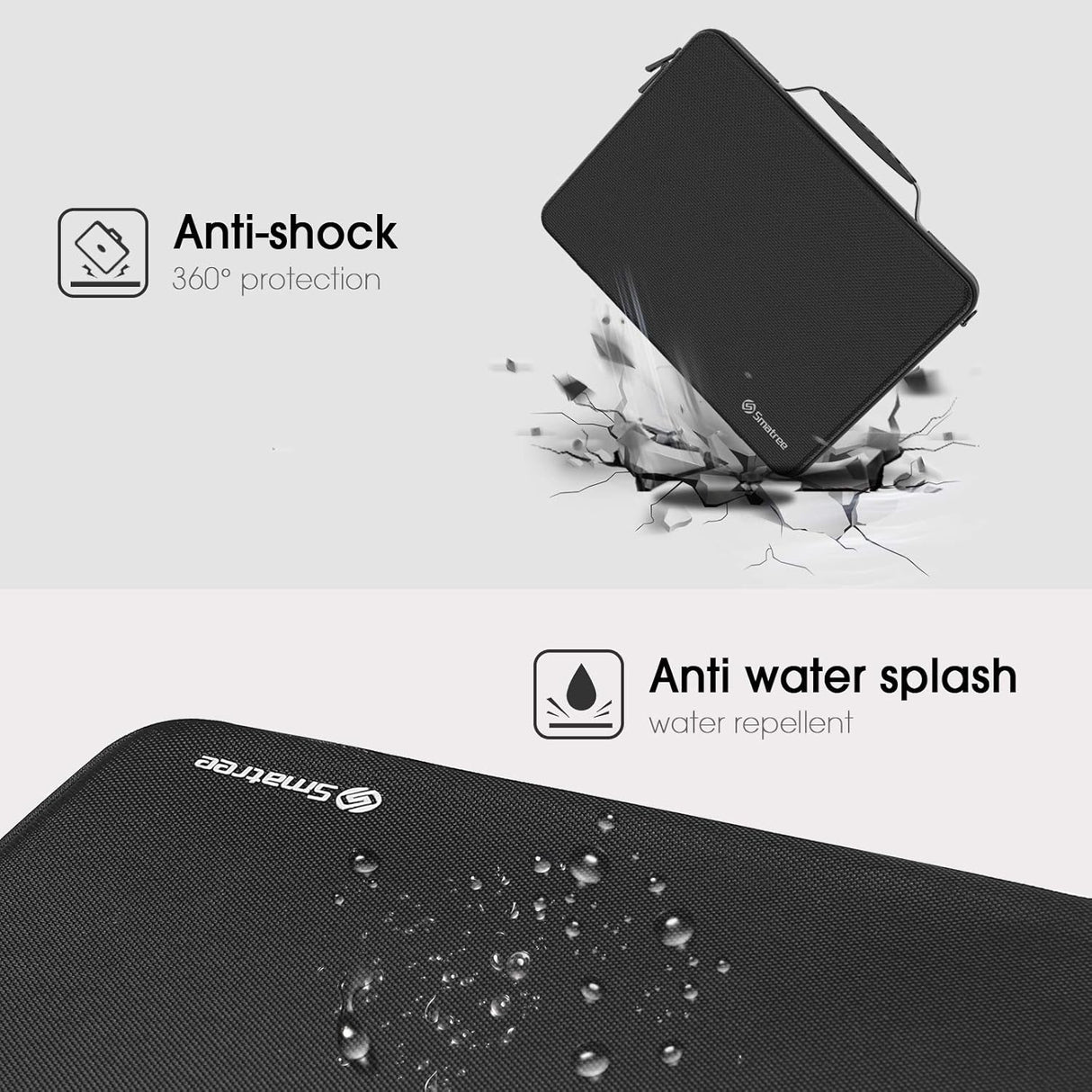 Smatree Maletín Rígido para Portátil de 13,3 Pulgadas Compatible con MacBook Pro