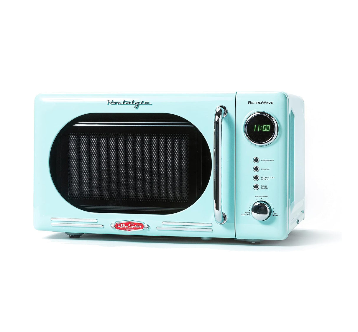 Nostalgia Horno microondas retro compacto