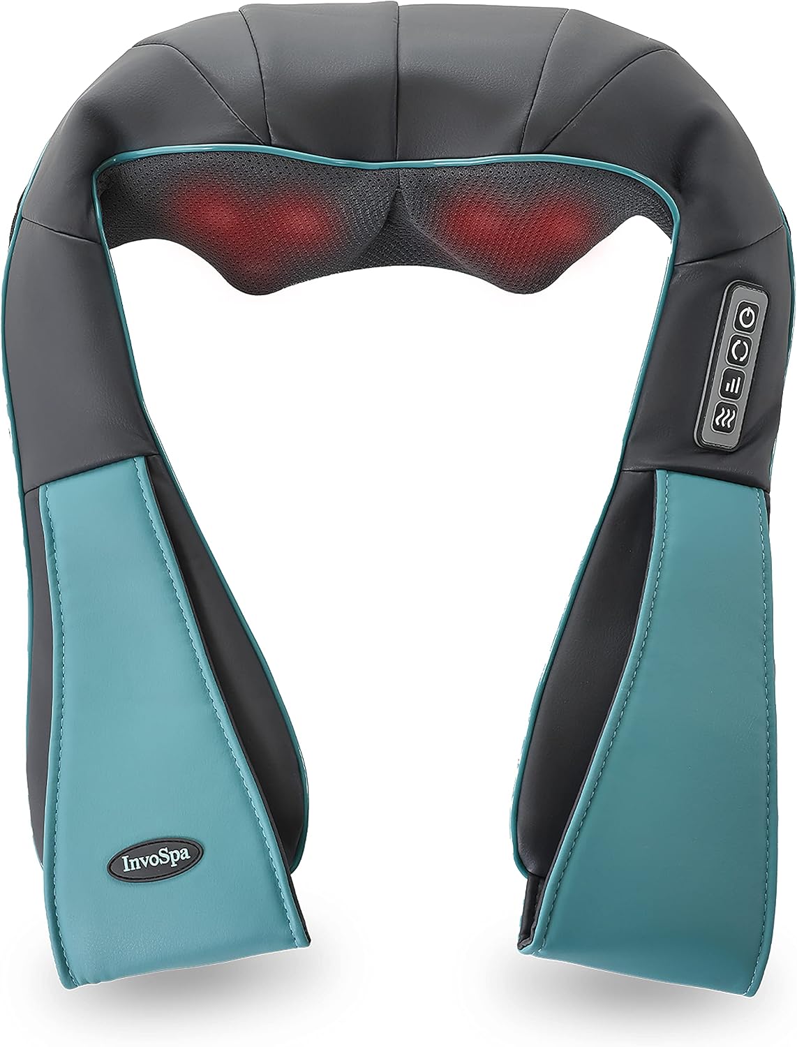 InvoSpa JC-668 Masajeador Shiatsu de Cuello y Espalda con Calor