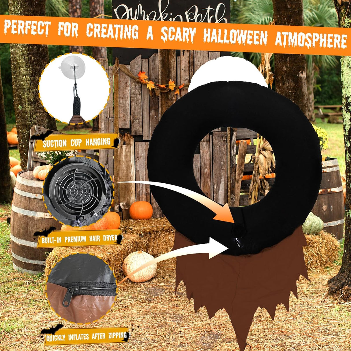 Decoracion inflable de Halloween 110v
