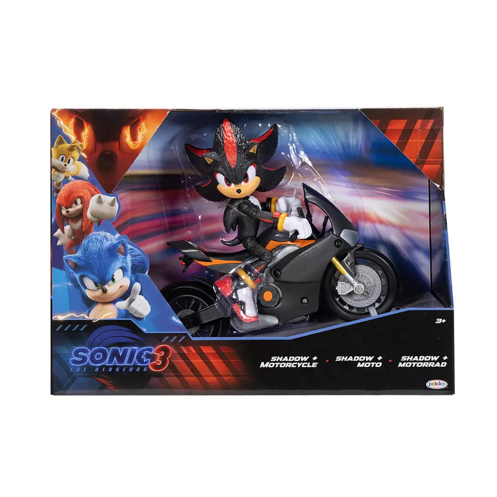 Sonic the Hedgehog 3 Shadow 5" con Motocicleta – Jakks Pacific