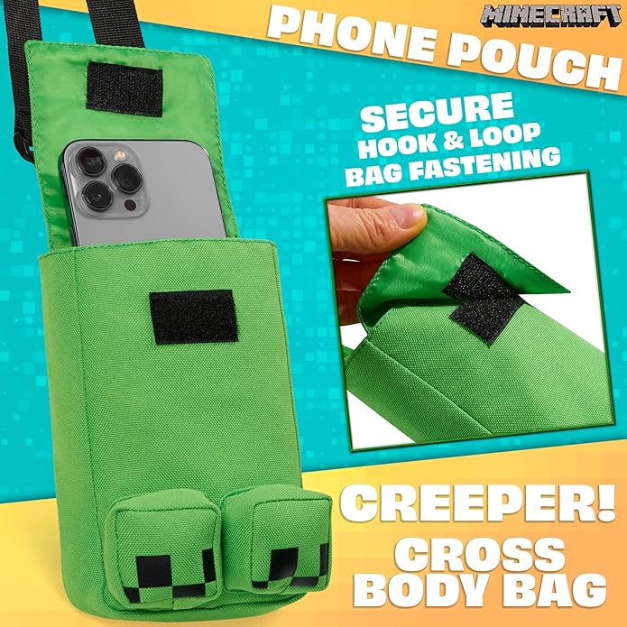 Minecraft Bolso Bandolera Niño y Adolescente