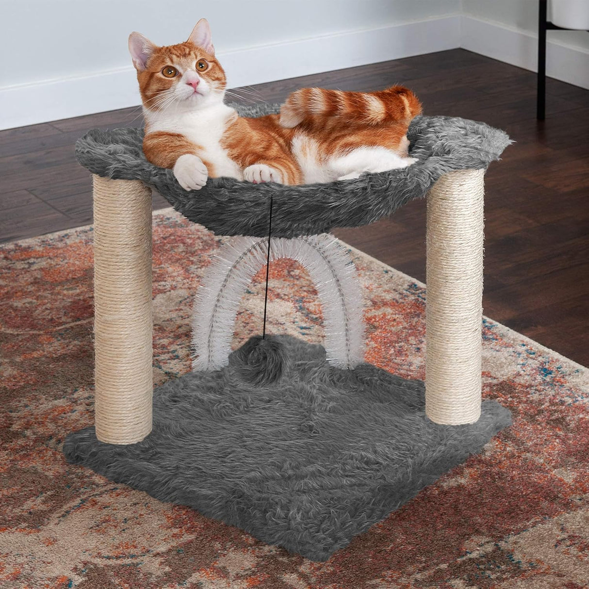 Centro de Juegos para Gatos Furhaven Tiger Tough Hammock Playground