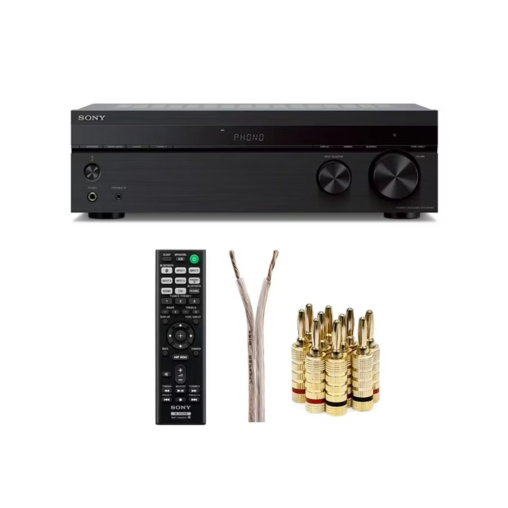 Receptor estéreo Sony STRDH190 de 2 canales con teléfono y Bluetooth 120V