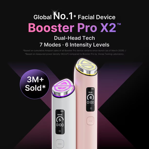 Medicube Booster Pro X2 Rosa 7 en 1 Glow – Dispositivo Facial para Cuidado de la Piel