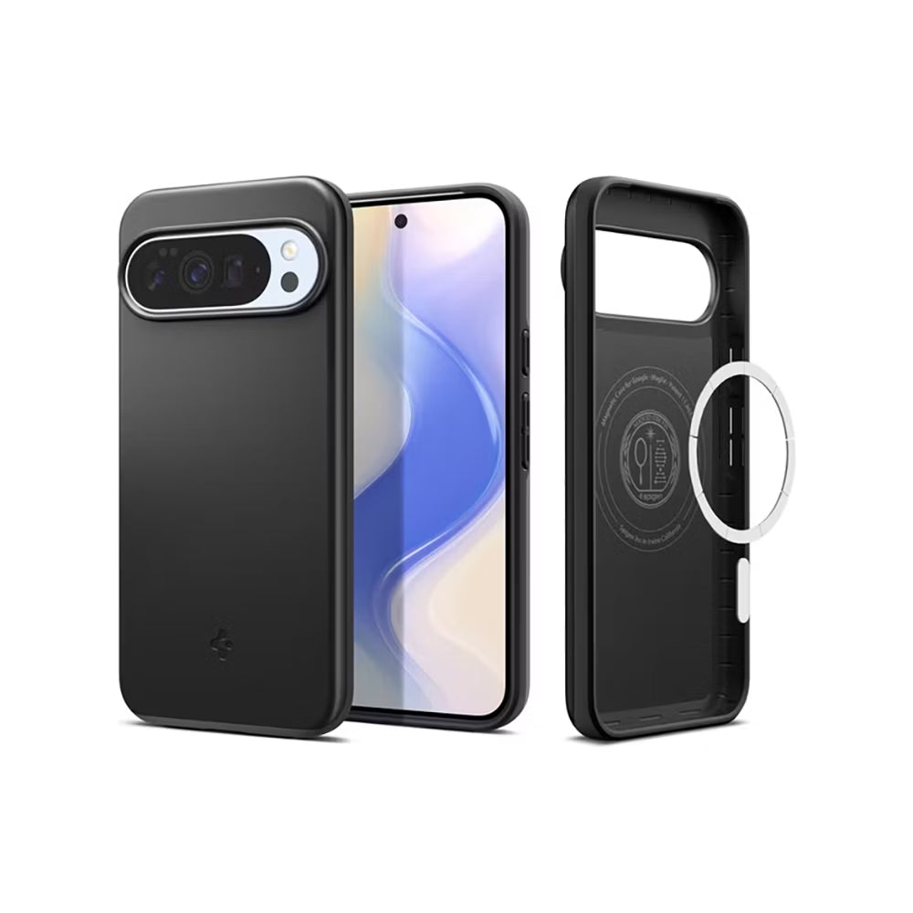 Carcasa Spigen Thin Fit MagFit para Google Pixel 10 Pro XL | Negra | Ultrafina | Protección Militar