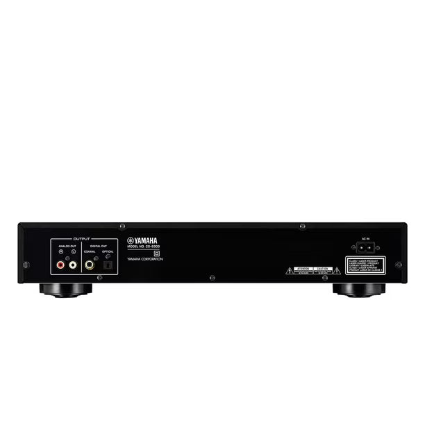 Reproductor de CD Yamaha CD-S303 Negro | Audio Hi-Fi con USB Frontal y Control Remoto 120V