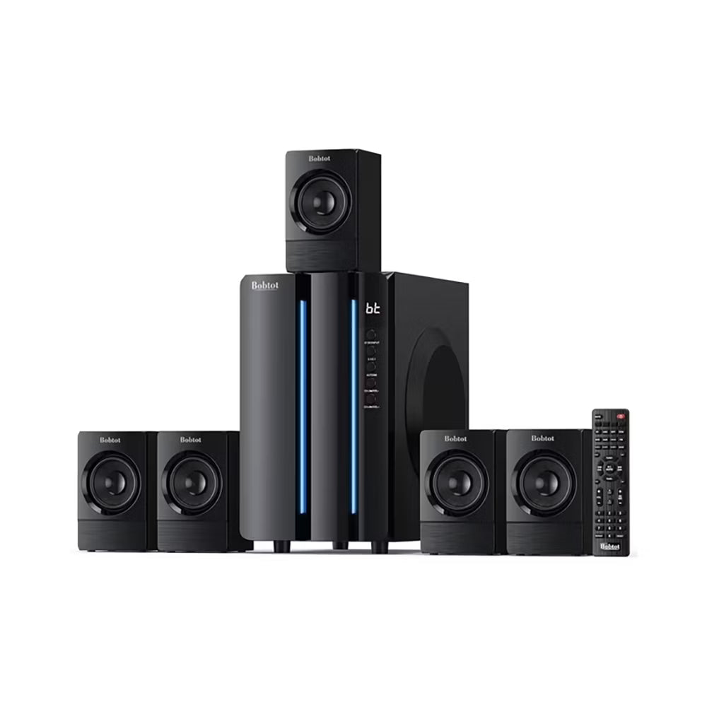 Home Theater BOBTOT K701S 5.1 Canales 800W Bluetooth 120V