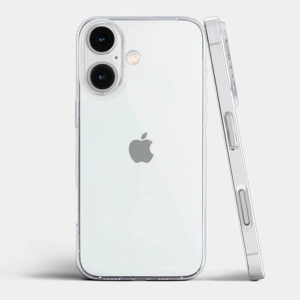 Funda Transparente Premium + Glass Screen Pro para iPhone 16 | Pack Protección Completa | Antiamarilleo | Ultrafina
