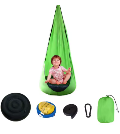 Sillas de podómetro interiores exteriores cuerda colgador sensorial