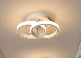 Lámpara de Techo Led acrílica moderno Circular 18w