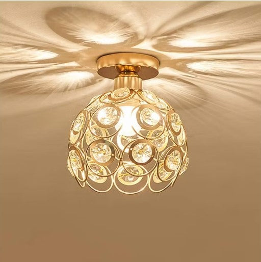 Moderno lámpara de techo de cristal 20cm plafón iluminación