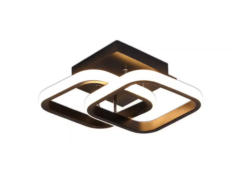 Lámpara de Techo Led Acrílica Moderna Cuadrada 22w