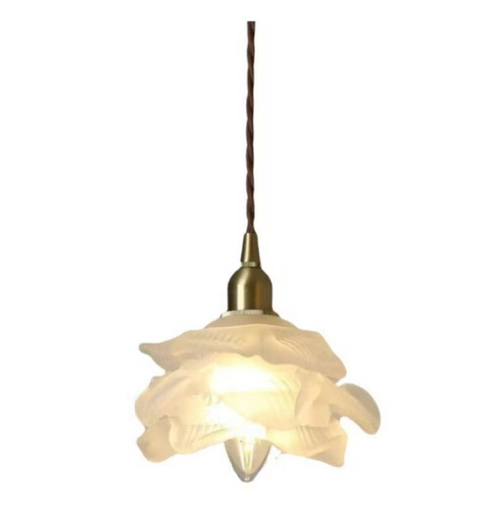 Lámpara de dormitorio led de latón retro romántico francés cla211 oro