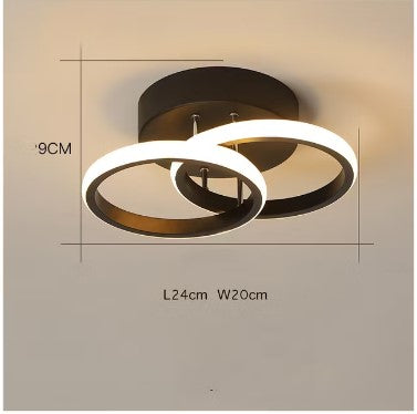 Lámpara de Techo Led acrílica moderno Circular 18w